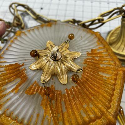 Art Deco Light Fixture, VINTAGE