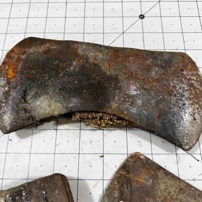 3 Ax Heads - 1 Double Bit and 2 Single bit