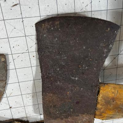 3 Ax Heads - 1 Double Bit and 2 Single bit