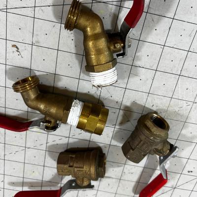 (5) Brass Valves