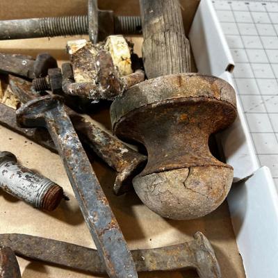  Ornamental Fence Pieces, RR Items etc. 