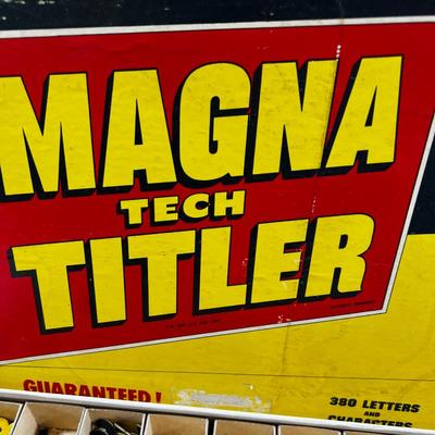 Magna Tech Titler - Professional Titles / Letters for  Home Movie  Titles