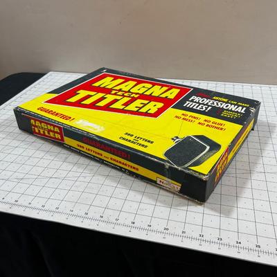 Magna Tech Titler - Professional Titles / Letters for  Home Movie  Titles