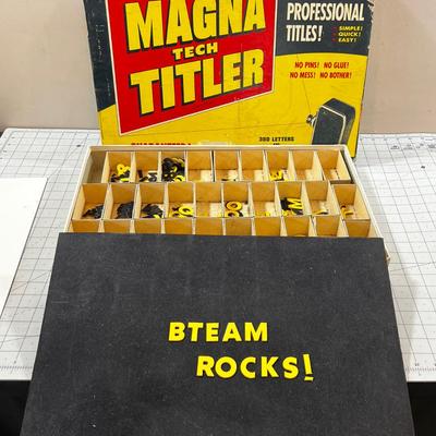 Magna Tech Titler - Professional Titles / Letters for  Home Movie  Titles