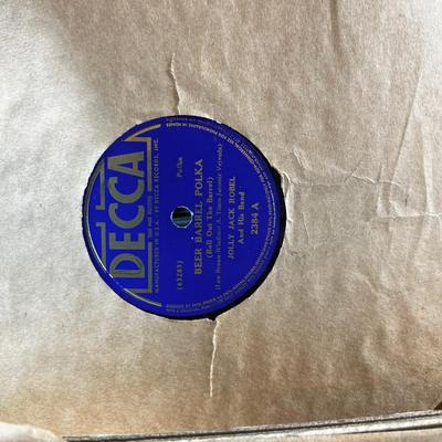 2 Metal Containers full of 78 Records 