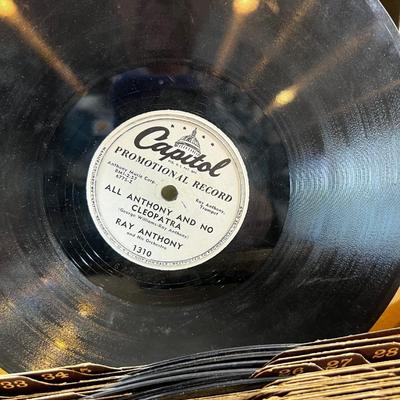 2 Metal Containers full of 78 Records 