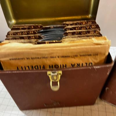 2 Metal Containers full of 78 Records 