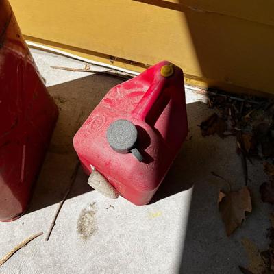2 Metal Gas Cans 