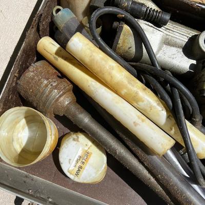 BOSCH Hammer Drill with Bits! In Metal Case