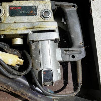 BOSCH Hammer Drill with Bits! In Metal Case