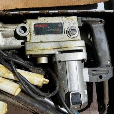 BOSCH Hammer Drill with Bits! In Metal Case