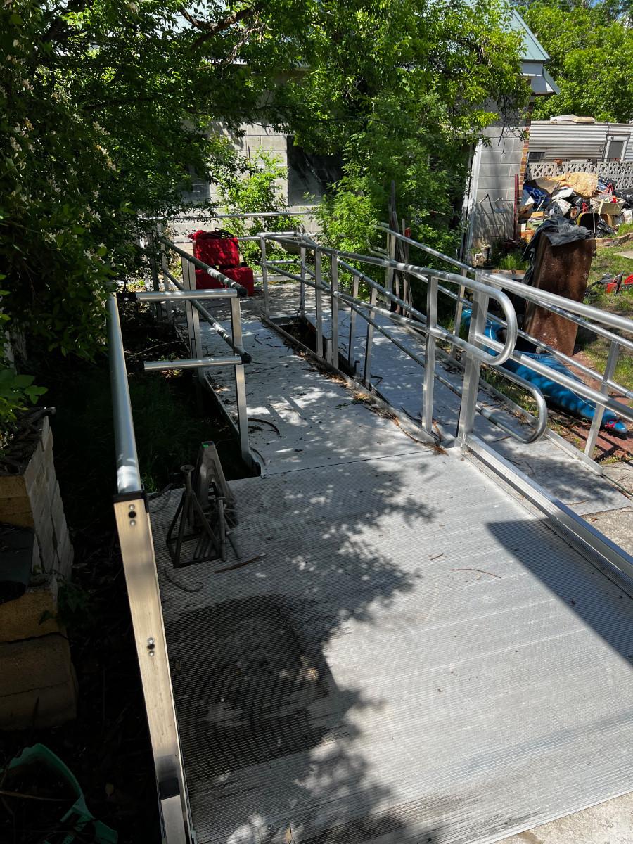 Handicap RAMP! Aluminum 2 Platforms and 2 separate Ramps
