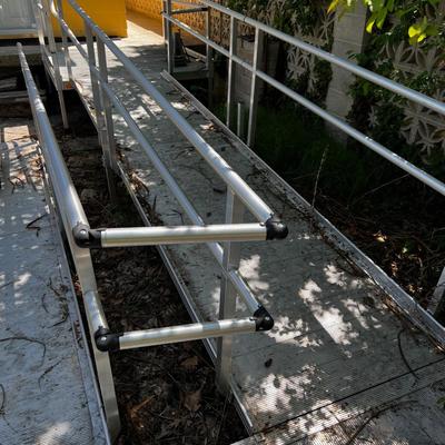 Handicap RAMP! Aluminum 2 Platforms and 2 separate Ramps