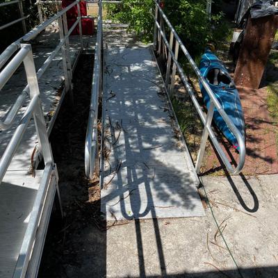 Handicap RAMP! Aluminum 2 Platforms and 2 separate Ramps
