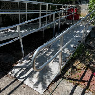 Handicap RAMP! Aluminum 2 Platforms and 2 separate Ramps