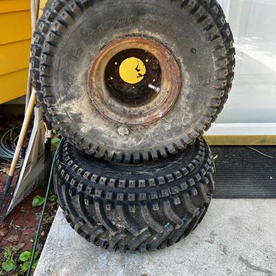 (2) ATV Tires on Rims 12.2-08