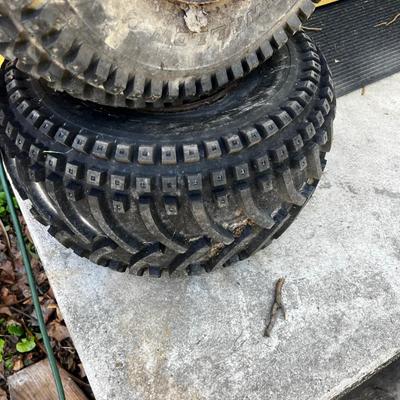 (2) ATV Tires on Rims 12.2-08