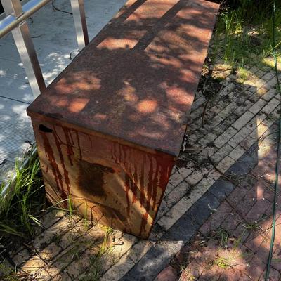 Truck Bed Box Rusty Metal 