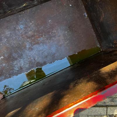 Truck Bed Box Rusty Metal 