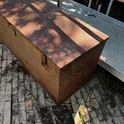 Truck Bed Box Rusty Metal 