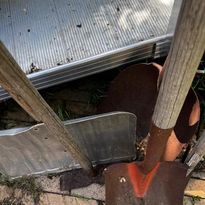 Yard Tools; Flat nose, Scoop, Snow Plus other Things! 