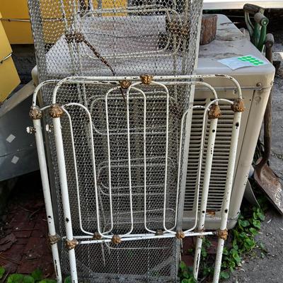 Wrought Iron Baby Crib 
