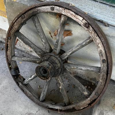 Antique Wagon Wheel 