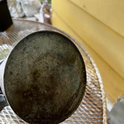 2 Quart Oil Can - Galvanized! CUTE!