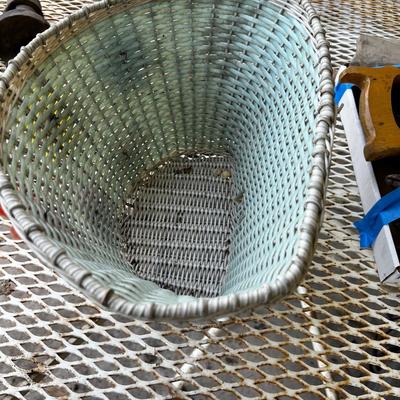 THE Schwinn white with Colorful Plastic Flower Basket 