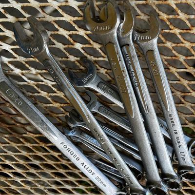 EASCO Set of Metric Box End Wrenches 
