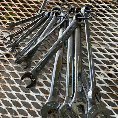 EASCO Set of Metric Box End Wrenches 