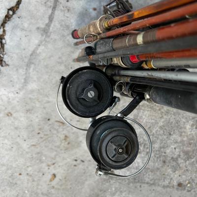 HUGE Lot of All the Fishing Poles in the House and Garage - Get your Fishing Poles ! 