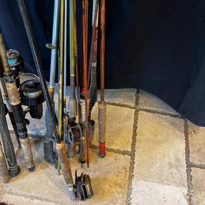 HUGE Lot of All the Fishing Poles in the House and Garage - Get your Fishing Poles ! 