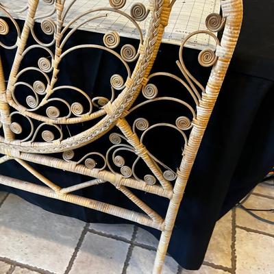 RATTAN Headboard Single Size 