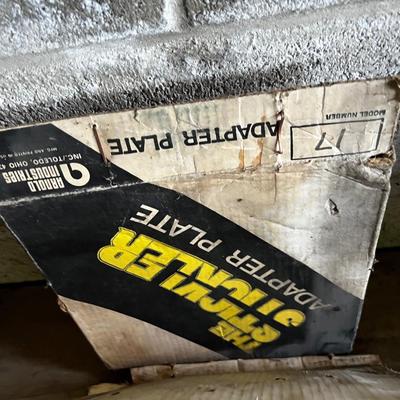 2 Stickler Adapter Plates (may go to Wood Splitter) 