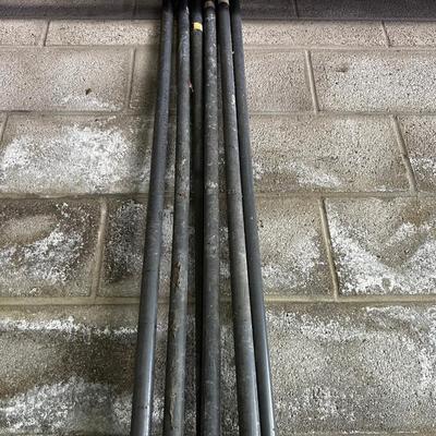 Bunch of Gray Plastic 3/4 Inch 8 feet stick Conduit