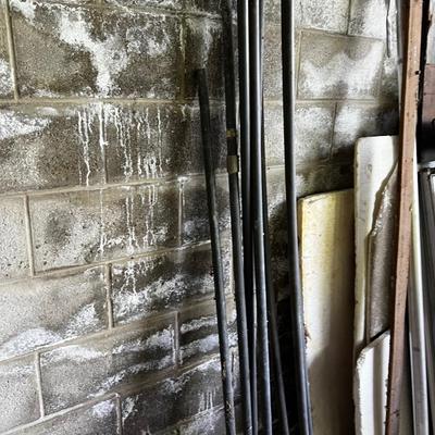 Bunch of Gray Plastic 3/4 Inch 8 feet stick Conduit