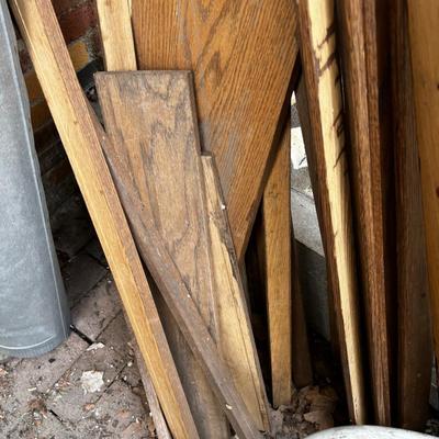Pile of Oak Trim. 