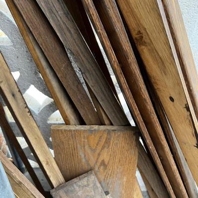 Pile of Oak Trim. 
