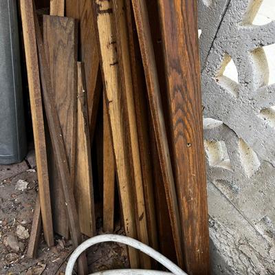 Pile of Oak Trim. 