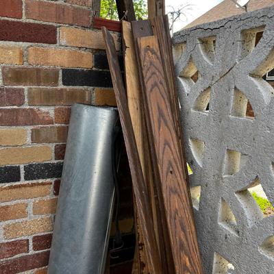 Pile of Oak Trim. 