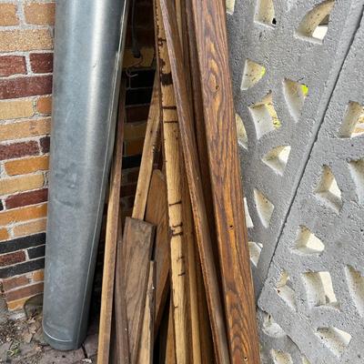 Pile of Oak Trim. 