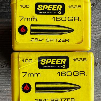 2 Boxes 7mm 160 Grain