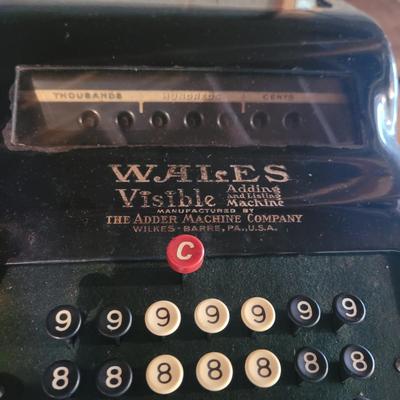 Vintage Wales Adding Machine (1G-CE)