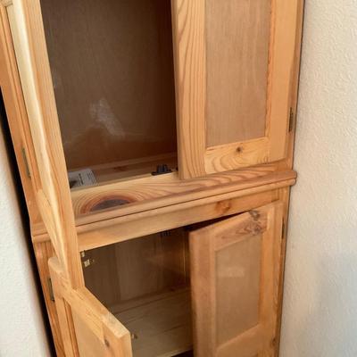 (1)Two Piece Stacking Cabinet-Nice!
