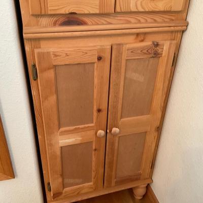 (1)Two Piece Stacking Cabinet-Nice!