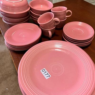 Vintage Pink Fiestaware- 27 Piece Set