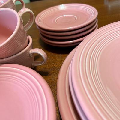 Vintage Pink Fiestaware- 27 Piece Set