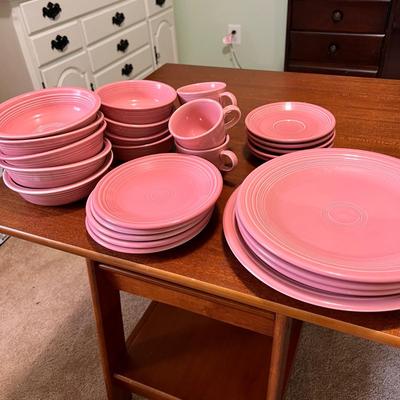 Vintage Pink Fiestaware- 27 Piece Set
