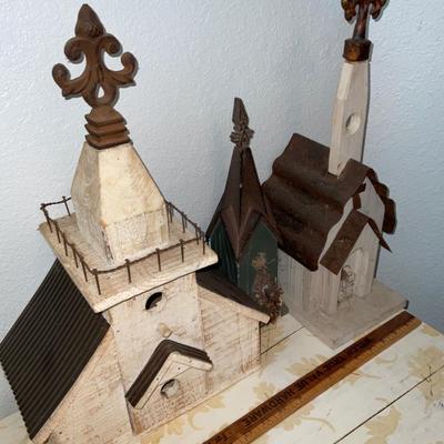 Three Birdhouses